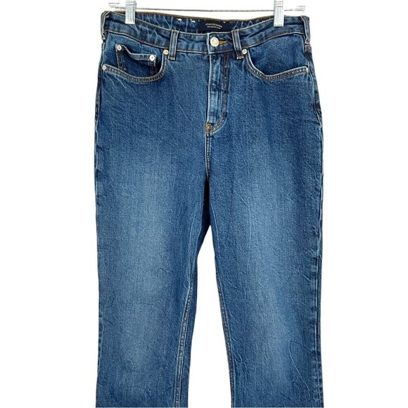 Scotch & Soda Blue Flare Jeans - Picture 2 of 14